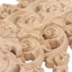 thumbnail image 2 of 5Pcs Wooden Appliques Onlays Rubber Wood Carved 4 Corner Onlays and 1 Long Onlay for Cabinet Door Bed Wardrobe Furniture, 2 of 4