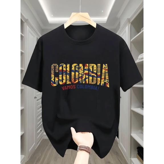 Boy's Graphic Soccer Colombia Country Pride T-Shirt