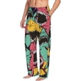 thumbnail image 2 of Fotbe Angry Shark Pattern Men's Pajama Pants,Sleepwear Pants,Pj Bottoms Drawstring And Pockets-Small, 2 of 9