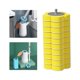 thumbnail image 5 of Cepillo de inodoro desechable con esponja, cepillo para inodoro, cabezales de repuesto, sistema de limpieza 10 cabezales de cepillo amarillo, 5 of 9
