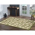 thumbnail image 4 of L-Baiet CH179S46 4 x 6 ft. Lola Geometric Rug, Green, 4 of 4