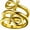 Layered ankh-gold, variant on Rhinestone Eye of Horus Ring, Ankh Cross RNG, Stainless Steel/Black/18K Gold Plated Egypt Rings, Protection Rings for Men Women Size 7-14