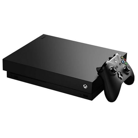 USED Microsoft Xbox One X 1TB Console  Black Gold Rush Edition  with Regular Controller + Free Mystery Game USED Microsoft Xbox One X 1TB Console  Black Gold Rush Edition  with Regular Controller + Free Mystery Game