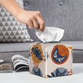 thumbnail image 6 of Sikiie Vintage Botanical Butterfly Art Leather Tissue Box Cover Square, tissue box holder - 5.2”x5.2”x5.2”, 6 of 7