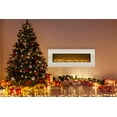 thumbnail image 4 of Northwest 50-inch Electric Fireplace - Heat-Free Wall-Mounted Decor (White), 4 of 9