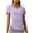 Purple, variant on AherBiu Workout Tops for Women Lightweight Quick-Dry Short Sleeve Slim Fitted Athletic T Shirts Activewear Tees