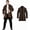 Buccaneer Jacket, variant on Men's Halloween Caveman Costume, Stone Age Tunic, Adult XL, Fits Up to 48 Inch Chest