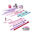 thumbnail image 2 of MOONBCT Paquete de 4 coleteros navideños con lentejuelas brillantes de tela, soporte para cola de caballo, lazos elásticos para el cabello, accesorios para el cabello para mujeres y niñas, baile, desp, 2 of 5