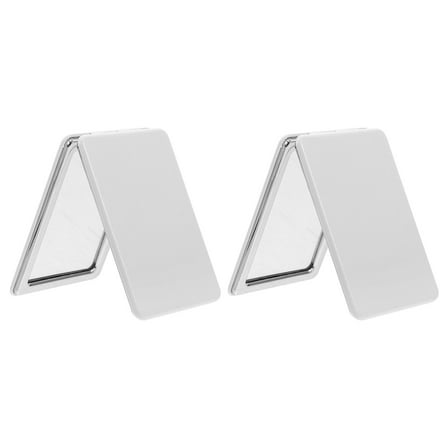 PENIKOKO 2-Pack Foldable Travel Makeup Mirrors Double-Sided Compact Purse Mirror Portable