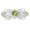 Green diamond on sil, variant on Aellinatey Diamond Flower Shape Buttons Durably Fasteners for Costume/Shoes/Gift Box