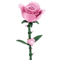thumbnail image 2 of Brickcraft Bricktanicals Long Stem Rose Building Kit (79-Piece Set), Pink Rose Flower, Valentine's Day Gift, Brick Flower, Floral Decor, Building Set, 2 of 11
