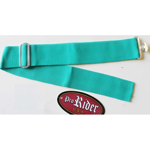 Horse Blanket Replacement  Adjustable 2" BELLY Strap (Sew ON) 2 PCS Teal 403BS03