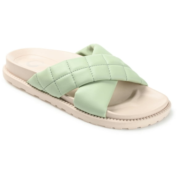 Journee Collection Womens Aveena Slide Flat Sandals