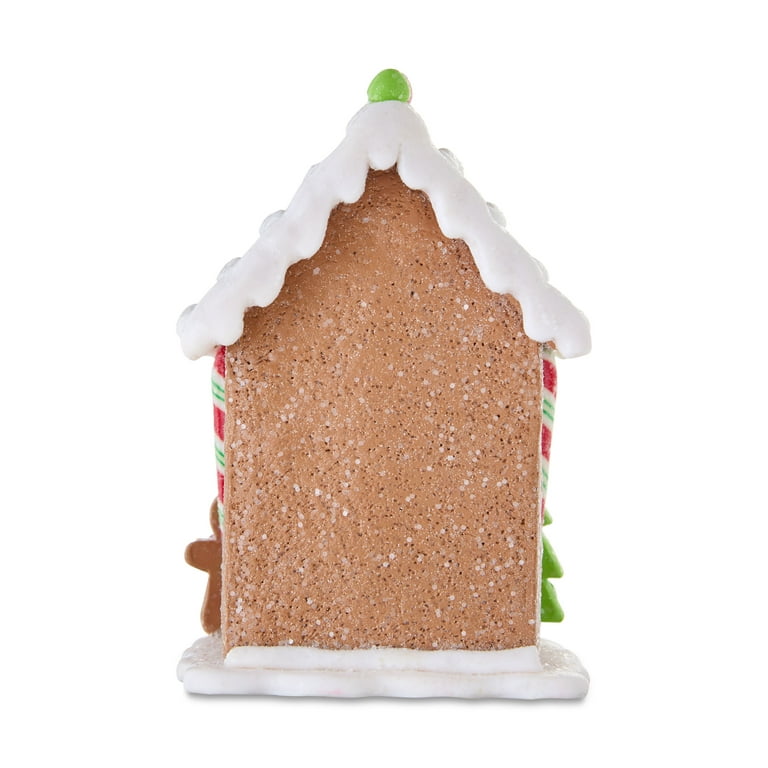 Christmas Village Multicolor Gingerbread House Decoration, 5
