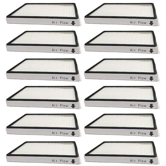 Nispira HEPA Replacement EF-1 Filter Compatible with Sears Kenmore 53295 Media Vacuum Cleaner Exhaust and Panasonic Upright Canister. Compared to Part 86889, 12 Units