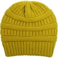 thumbnail image 4 of CoCopeaunt Women Knitted Slouchy Cable Beanie Skull Thick Hat Soft Warm Winter Ski Cap, 4 of 5