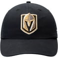 thumbnail image 2 of Men's Fanatics Black Vegas Golden Knights Primary Logo Fundamental Core Adjustable Hat, 2 of 4