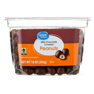 Great Value Milk Chocolate Covered Peanuts, 10 oz