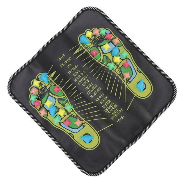 Ecomeon Reflexology Walk Stone Mat, Blood Circulation Foot Massage Mat Relieve Pain For Foot Massage