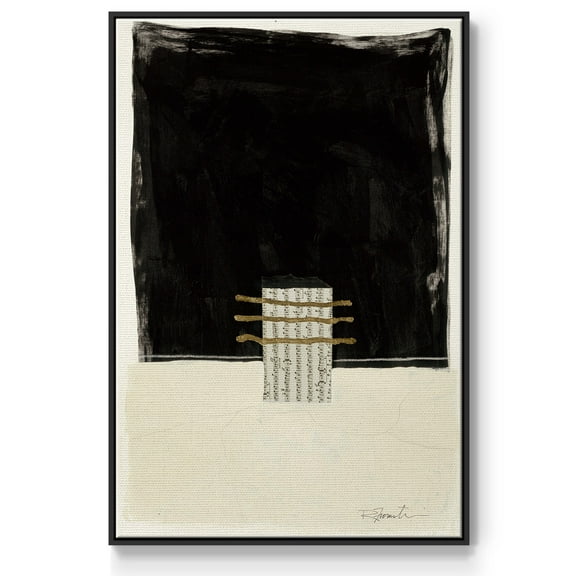 Standing Strong IV Framed Premium Gallery Wrapped Canvas - Ready to Hang - 17 x 25 - Black Floating Frame