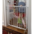 thumbnail image 2 of Cardinal Gates MG15 Auto-Lock Baby Gate - Adjustable Indoor Dog Gate - Aluminum Safety Gate for Kids & Pets - 26.5 to 40.5 Inches Wide - White, 2 of 5