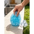 thumbnail image 4 of Crystal Ice Textured Squeeze Ball, Frosty Surface Rubber Pressure Relief Tool, Multicolor Cold-Use Hand Relaxation Ball for Office & Daily Stress Management(Blue iceball), 4 of 6