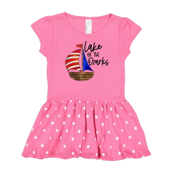 Inktastic Lake of the Ozarks Sailboat Gift Baby Girl Dress