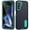 Navy + Mint, variant on Dteck for Samsung Galaxy A14 5G Case with Kickstand, Heavy Duty Dual Layer Rugged Phone Cover, Durable Military Grade Protection Shockproof Protective Case for Samsung A14 5G,Purple