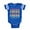 Royal Blue, variant on CafePress - CHEERX5 - Cute Infant Baby Football Bodysuit