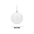 thumbnail image 2 of Esferas navideñas de 8 cm, juego de 2 piezas con diseño multicolor y detalles brillantes en blanco, azul y dorado. Perfectas para decorar tu árbol y crear un ambiente festivo. ¡Ideal para niños y, 2 of 6