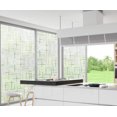 thumbnail image 3 of Opaque Window Film Static Cling Privacy Film - Self Adhesive Frosted Glass Film for Bathroom Shower Enclosure UV Proof - Cross Pattern Window Privacy Film - 45*200cm, 3 of 5