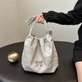thumbnail image 4 of Mochila coreana de alto valor 2025, nuevo estilo, moderna, de gran capacidad, con lazo, para estudiantes, bolso de mano versátil, 4 of 5
