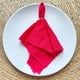 thumbnail image 1 of Nvzi Servilletas de tela de 16,53 x 16,53 pulgadas, juego de 4, servilletas de gasa de lino con flecos, servilletas suaves con flecos reutilizables para cenas, fiestas, Navidad, bodas (rojo), 1 of 4