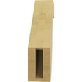 thumbnail image 4 of Ekena Millwork 3"W x 12"D x 12"H Del Monte Rough Cedar Woodgrain TimberThane Knee Brace, Primed, 4 of 6