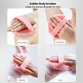 thumbnail image 6 of Suddies Body Scrubber, Silicone Body Scrubber, Silicone Loofah, Body Scrub Brush for Effective Showering Exfoliation, Travel Loofah for Women & Men for Delicate Skin, 6 of 7