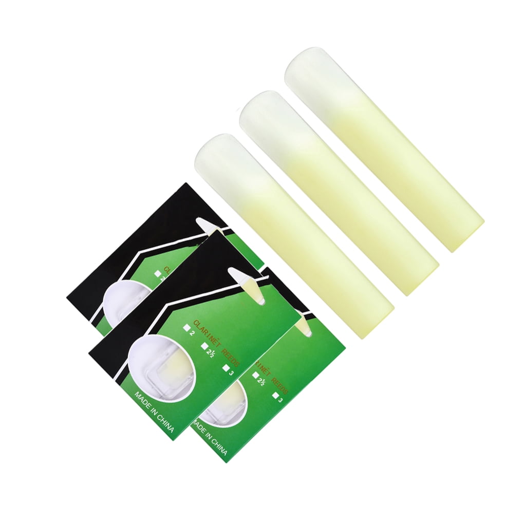 heritaly 3 Pcs Roseaux de Clarinette Pratiques Légers Résistants à l'Humidité Accessoires Musicaux en Résine Résistants à l'Usure Type 2