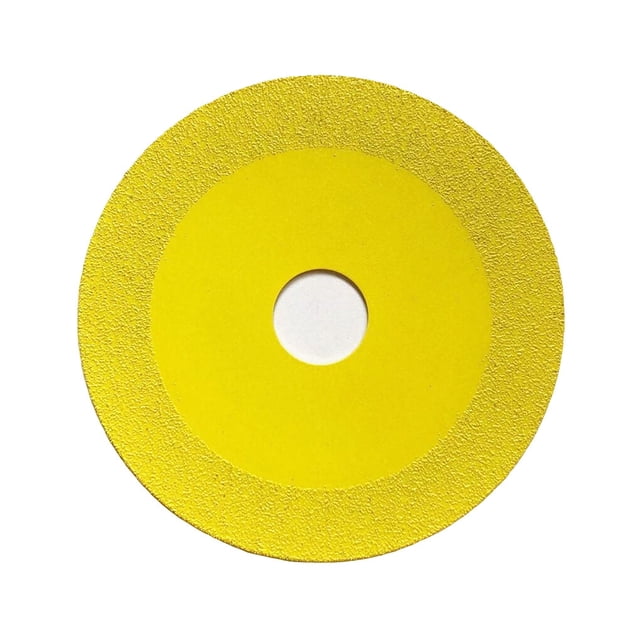 Scienceny Amoladora angular de acero, disco rebanador, reemplazo portátil, botella de vino de cerámica de vidrio, herramienta rebanadora de Herramientas manuales Amarillo