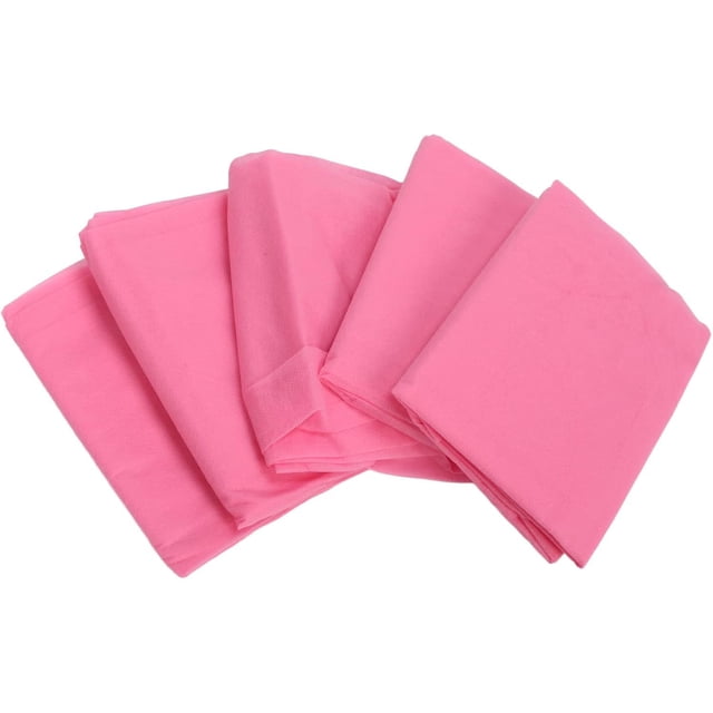 10 Piezas de Baño Desechable, Envoltura Corporal de SPA No Tejida con Banda Elástica, Baño Ajustable, Batas Desechables para Salón de Belleza de SPA, Rosa