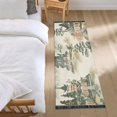 thumbnail image 3 of Yayeee Runner Rug for Bedroom 2'x6' Machine Washable Hallway Non Slip Mat, Green Mountain Pattern, 3 of 8