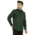 thumbnail image 3 of Bestman Printed Shirt For Mens Full Sleeves With Cuff Slub Cotton Shirt Office Wear, 3 of 7