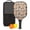 Black, variant on Pickleball Paddles Set Of 1, Fiberglass Surface, Animal, Leopard Print, 1 Paddle, 2 Balls & Bag
