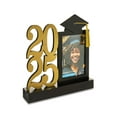 Graduation 2025 Black and Gold Picture Frame, 4" x 6", by Way To Celebrate