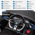 thumbnail image 6 of Bopilon Licensed BMW Kids Ride on Car with Remote Control, 12V Electric Vehicles Car for Toddlers to Drive, 3 Speeds, Bluetooth, Music, LED Light (Black), 6 of 8