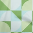 thumbnail image 1 of oneOone Tissu Georgette Viscose Vert Géométrique Carré avec Cercles Tissu pour Robe Tissu Imprimé au Mètre 42 Pouces de Large, 1 of 4