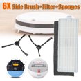 thumbnail image 3 of 6Pcs Side Brush & Filter+Sponges For ILIFE A4 A4s A6 Robot Vacuum, 3 of 11