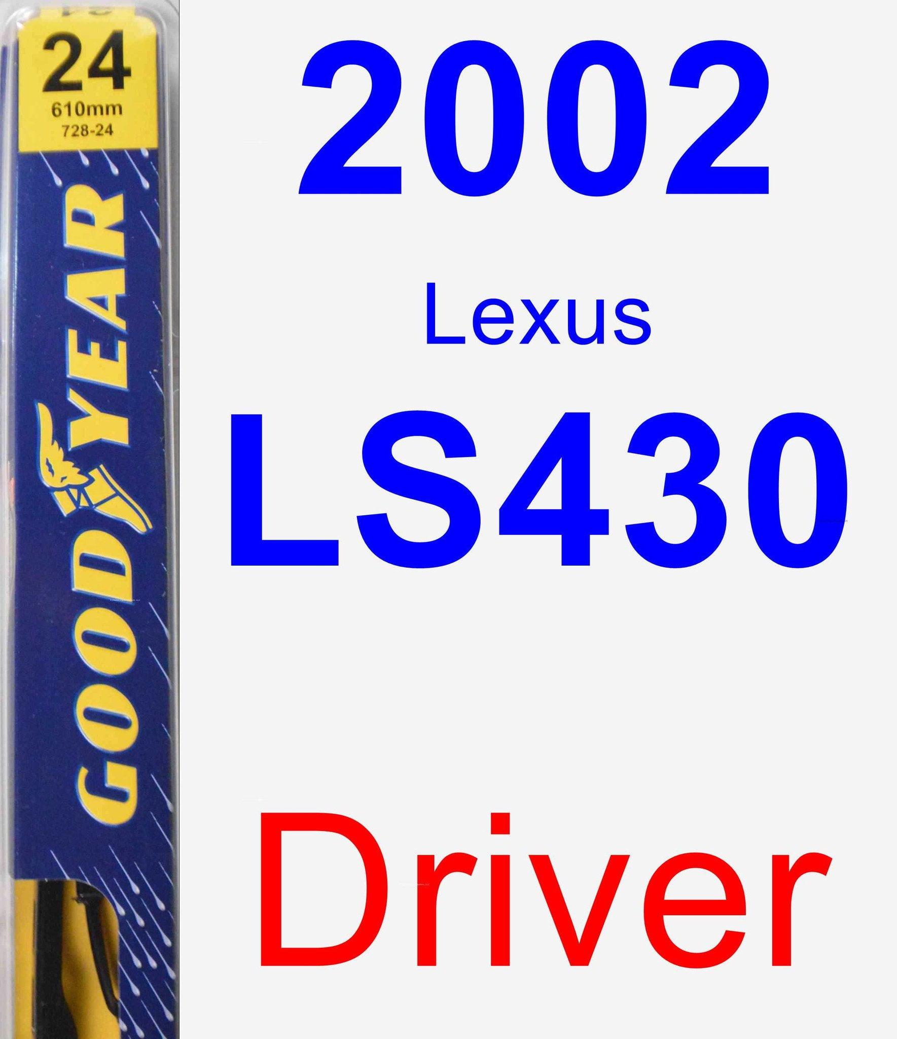 2002 Lexus LS430 Driver Wiper Blade Premium