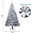 thumbnail image 3 of 7ft Pre-Decorated Holiday Christmas Tree for Home, Office, Party Decoration w/ 1300 Branch Tips, 3 of 3
