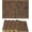 Barn Door-01, variant on Western Texas Star Placemat,Patriotic Memorial Independence Day Classic Blue Wooden Board Heat Resistant Washable Placemat for Party Kitchen Dining Table Decoration Set of 4 12x18in