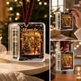 thumbnail image 6 of Acrylic Christmas Cash Ornament, 3.94 Inch Festive Money Holder with Snowman Reindeer Print for Christmas Tree Hanging Gift,1Pcs(Window & Penguin), 6 of 7