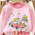 thumbnail image 4 of NOLDARES Toddler Baby Boy Clothes Fall Winter Outfits Long Sleeve Sweatshirt and Pants Set Zip Shirt+Pants Sets 2pcs Casual Clothing(Pink,1-2 Y), 4 of 5